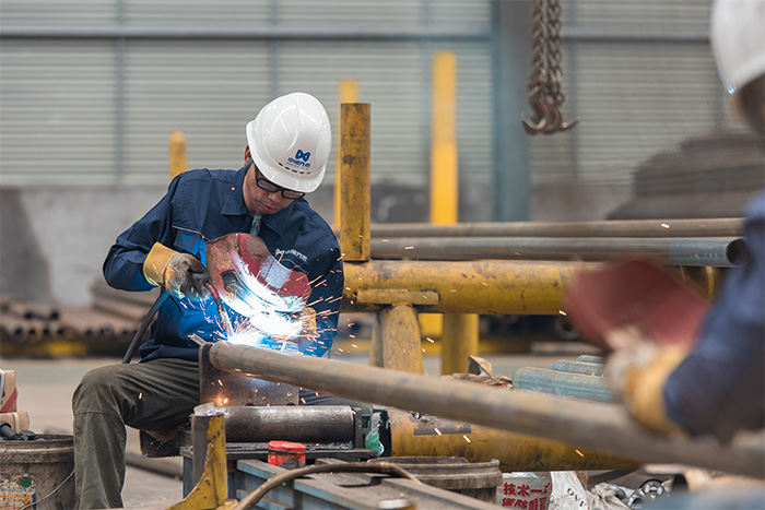 舟山网架焊接车间